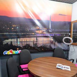 2025-02-24 Притыцкого 62/1. Первый заместитель председателя Мингорисполкома Лазаревич Надежда посетила бизнес-инкубатор УИН. Фото Ирины Малиновской